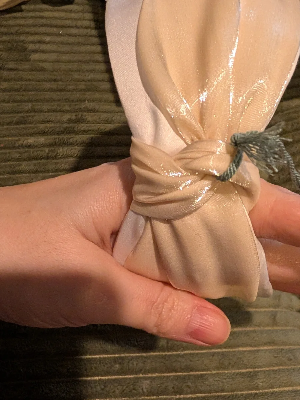 a new day Pale Pink Knotted Fabric Headband